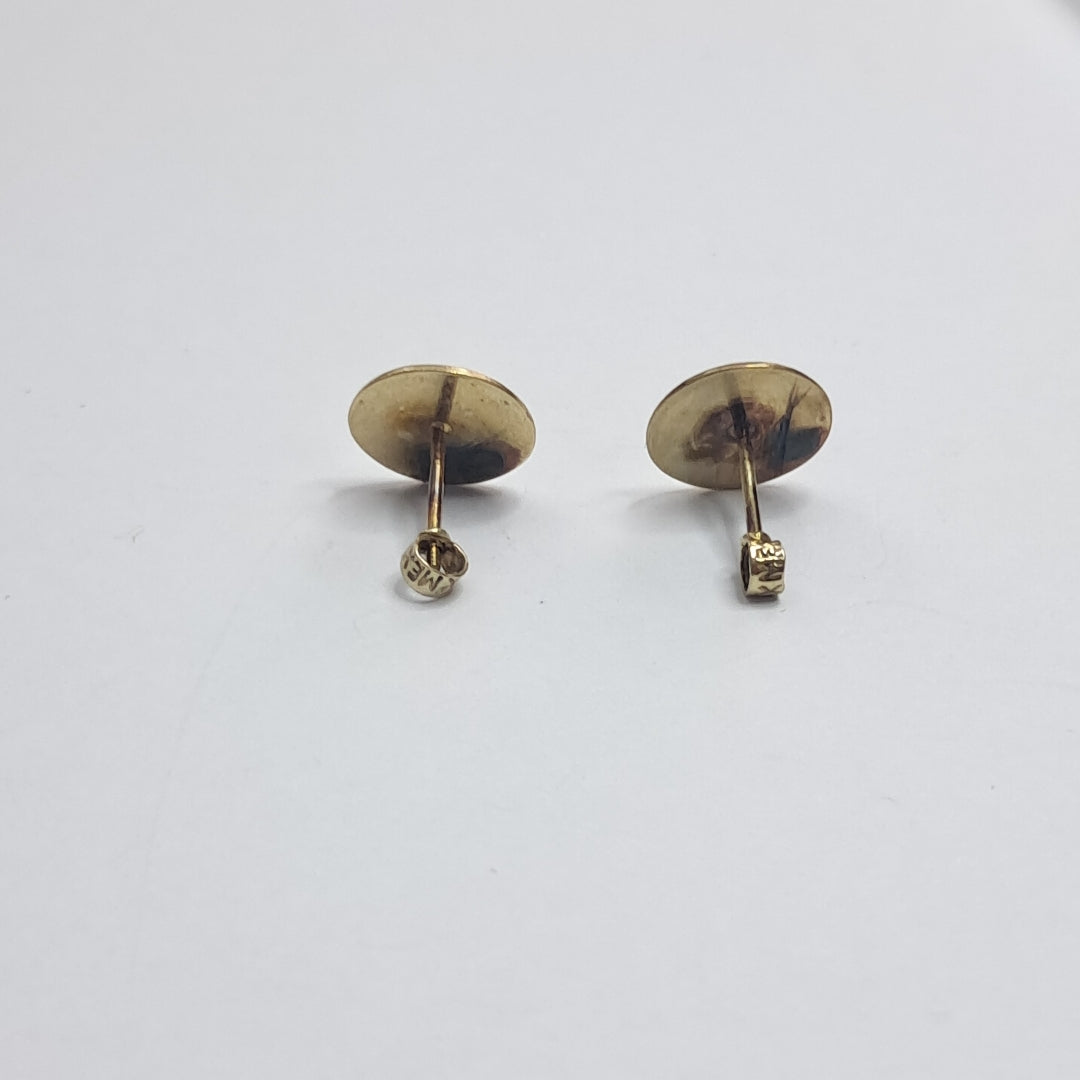 ARETES PAR ORO 14 K 1,10 GRMS (SEMINUEVO)