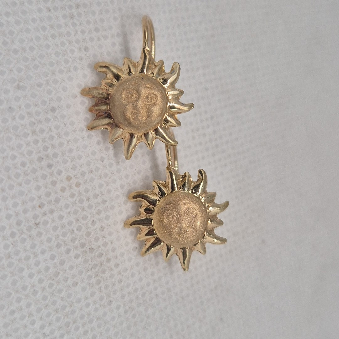 ARETES PAR ORO 10 K 1,00 GRMS (SEMINUEVO)
