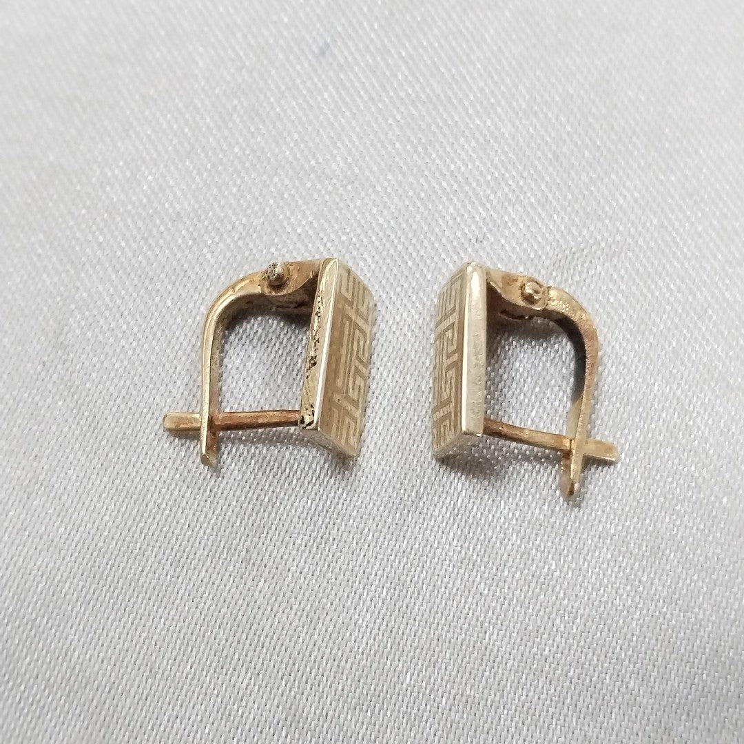 ARETES PAR ORO 14 K 2,20 GRMS (SEMINUEVO)