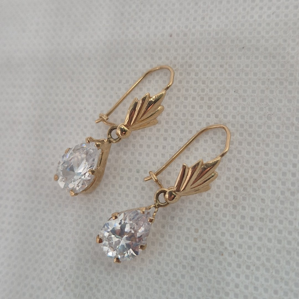 ARETES PAR ORO 14 K 2,50 GRMS (SEMINUEVO)
