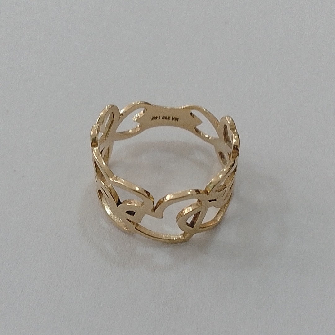 ANILLO ORO 14 K 3.1 GRMS (SEMINUEVO)
