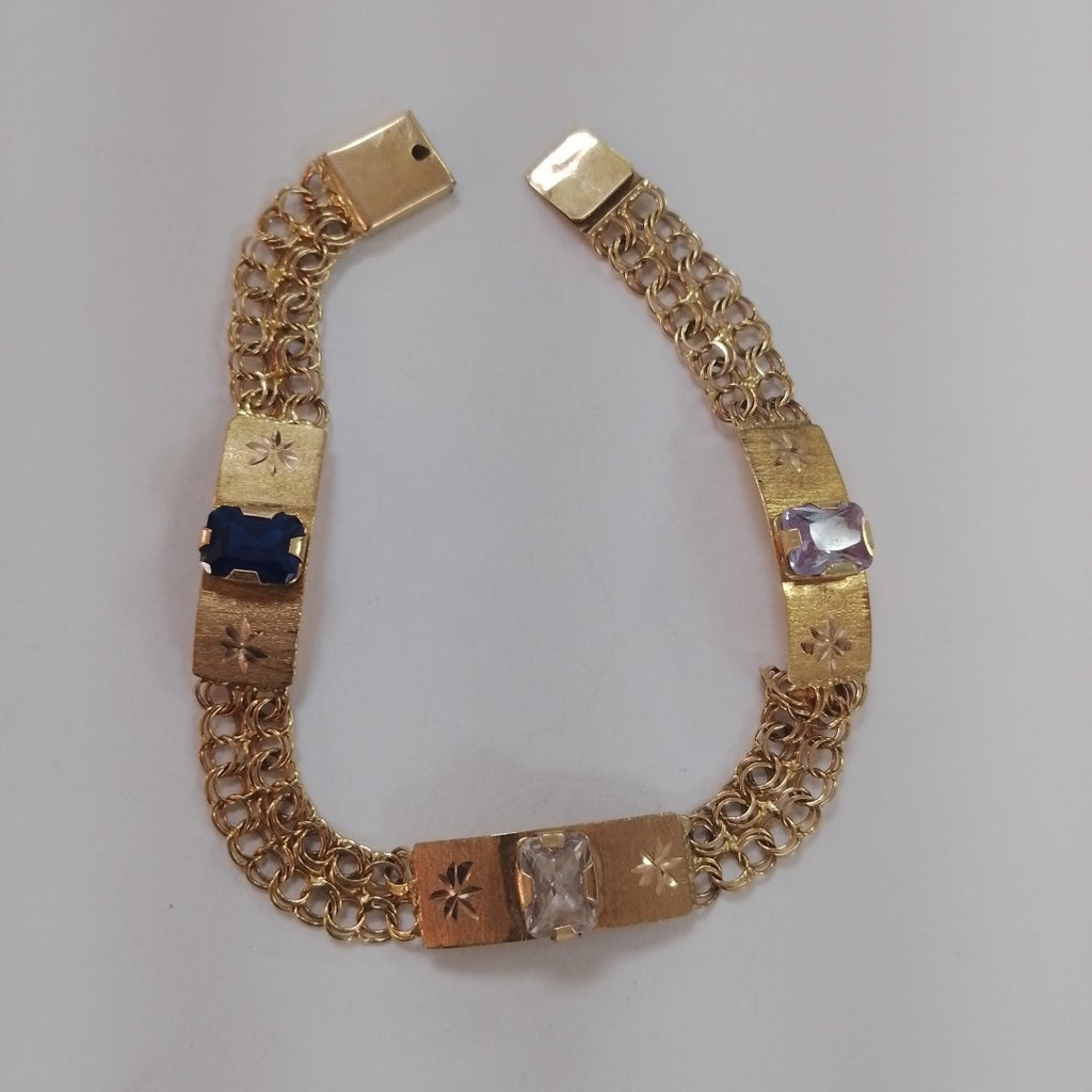 ESCLAVA, PULSERA ORO 10 K 7.5 GRMS (SEMINUEVO)