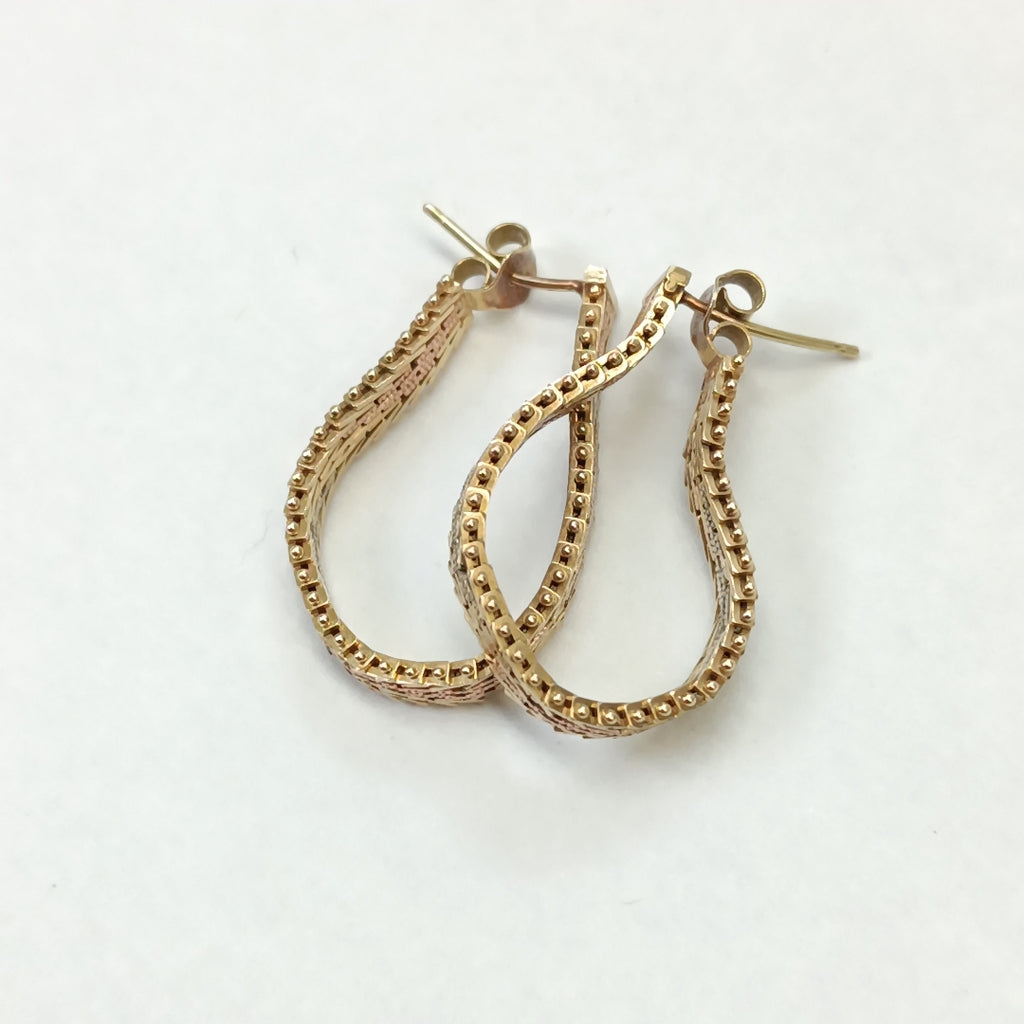 ARETES PAR ORO 14 K 7,20 GRMS (SEMINUEVO)