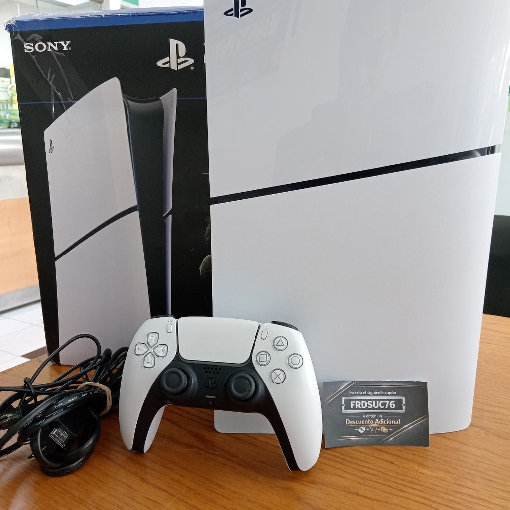 CONSOLA DE VIDEOJUEGO SONY PS5 SLIM DIGITAL 1 TB SSD (SEMINUEVO)