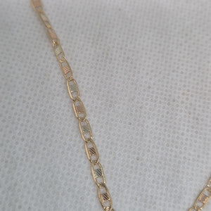 CADENA ORO, ORO COMBINADO 10 K 3.7 GRMS (SEMINUEVO)