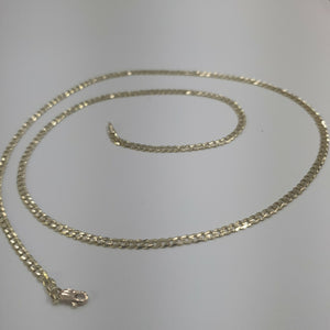 CADENAS TEJIDO BARBADA ORO 10K 60 CM 8.9 GR (NUEVO)