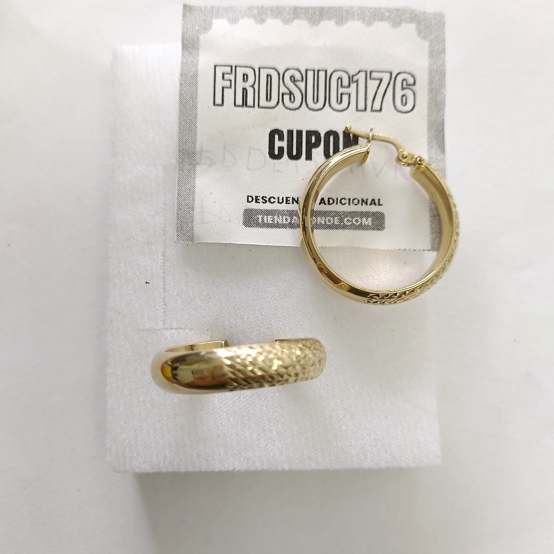 ARRACADAS PAR ORO 14 K 4,10 GRMS (SEMINUEVO)