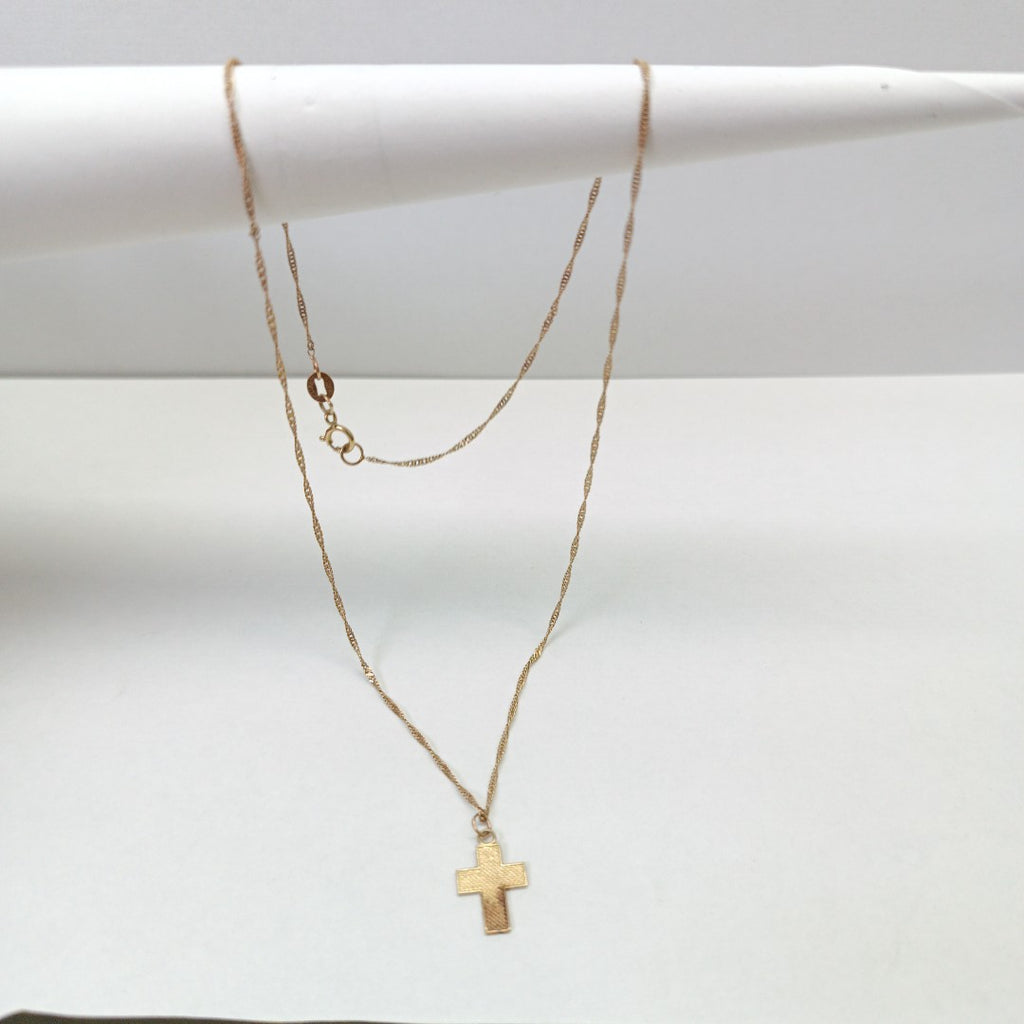 CADENA, DIJE ORO 10 K 1.4 GRMS (SEMINUEVO)