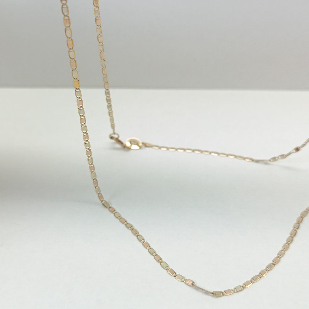 CADENA ORO, ORO COMBINADO 10 K 1.7 GRMS (SEMINUEVO)