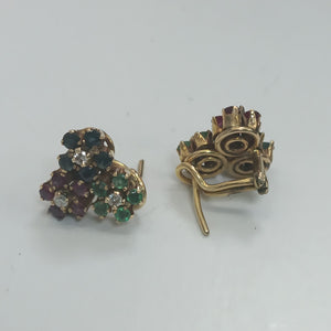 ARRACADAS PAR ORO 14 K 8.2 GRMS (SEMINUEVO)