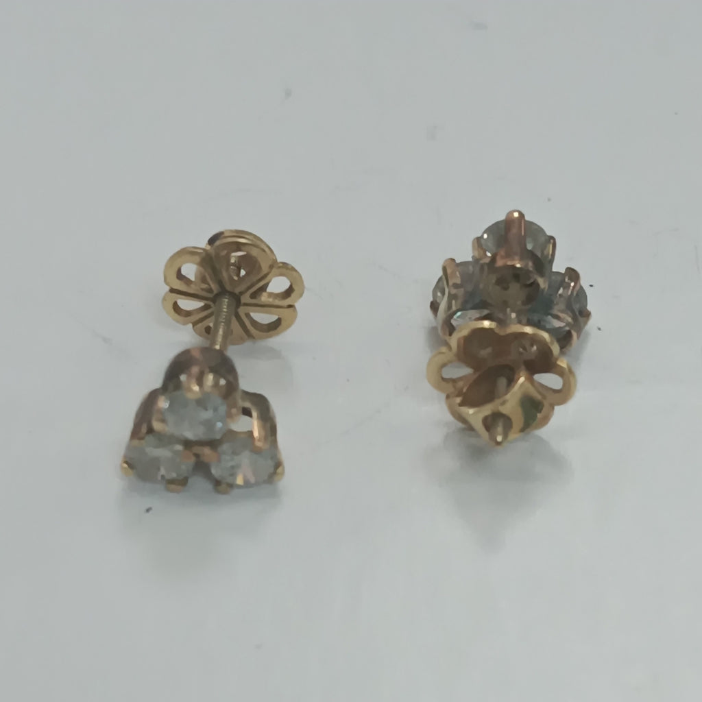 ARETES PAR ORO 14 K 2 GRMS (SEMINUEVO)