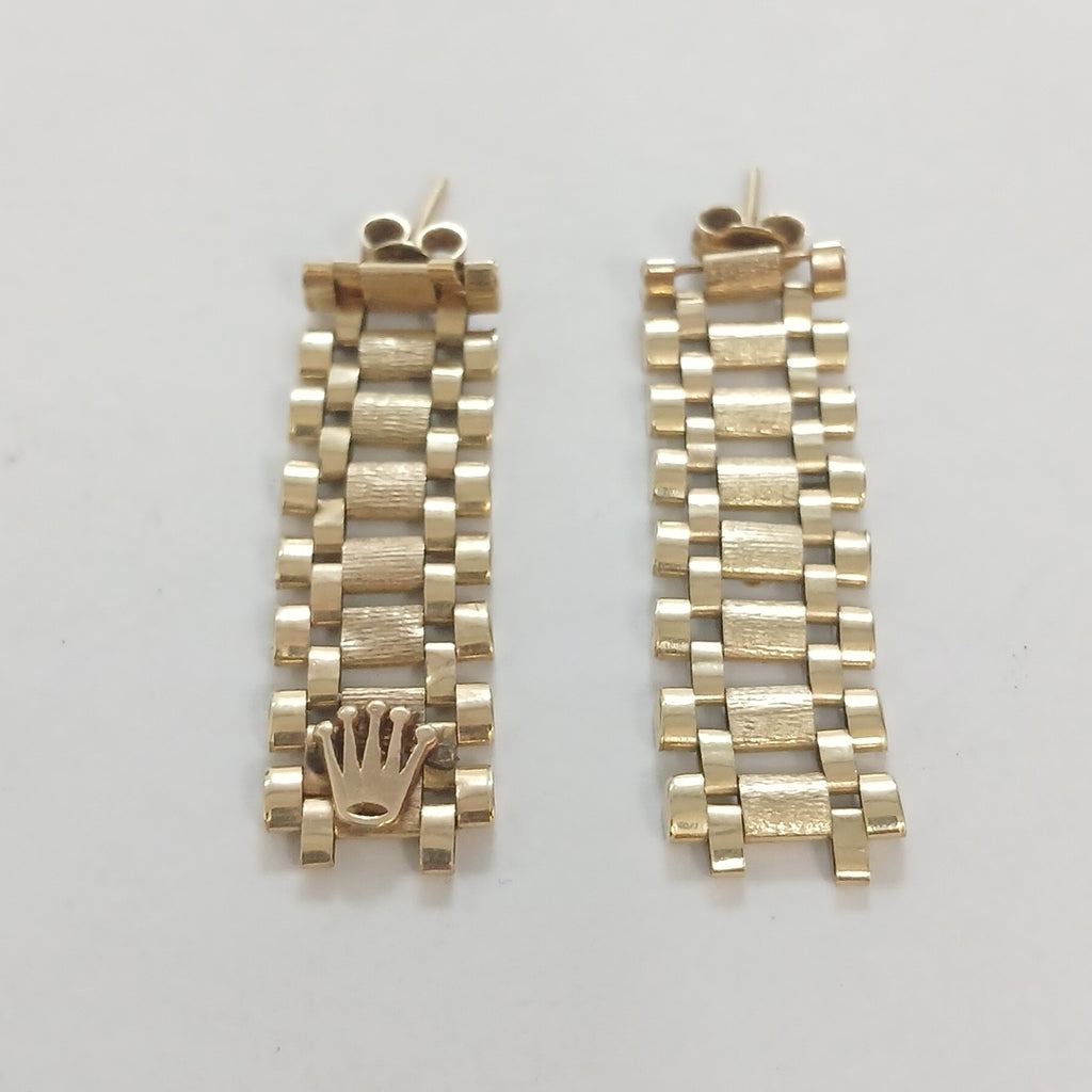 BROQUELES PAR ORO 14 K 4.7 GRMS (SEMINUEVO)