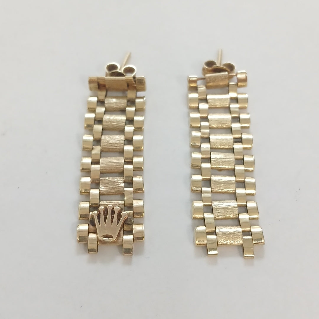 BROQUELES PAR ORO 14 K 4.7 GRMS (SEMINUEVO)