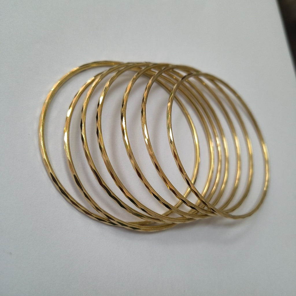 SEMANARIO DE PULSERAS ORO 14 K 27.9 GRMS (SEMINUEVO)