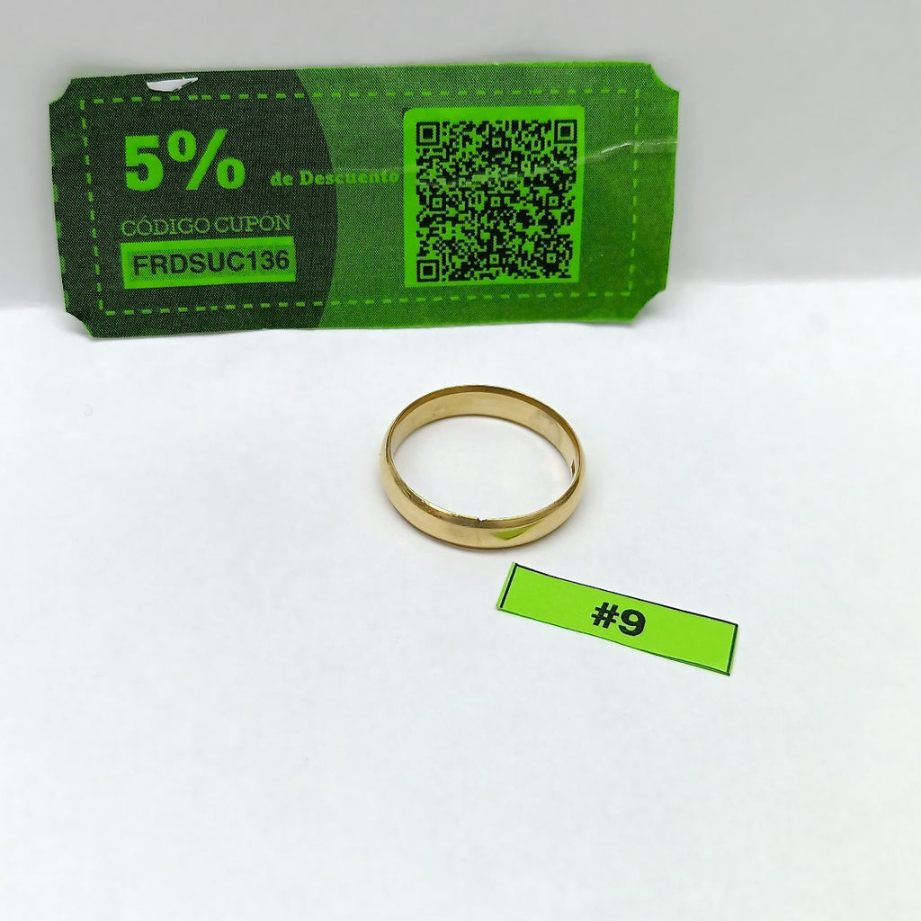 ARGOLLA ORO 18 K 4.3 GRMS (SEMINUEVO)