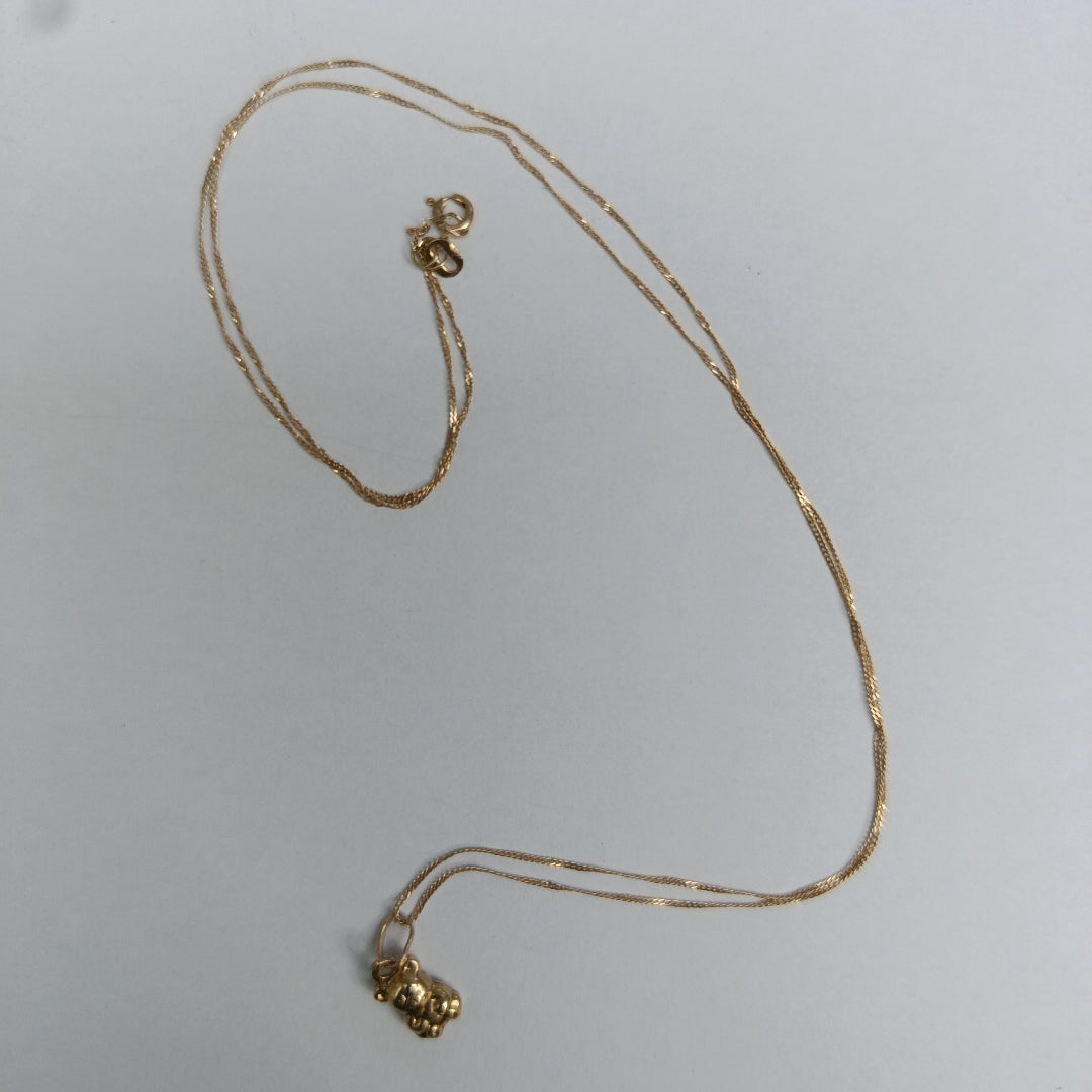 CADENA,DIJE ORO 10 K 0,80 GRMS (SEMINUEVO)