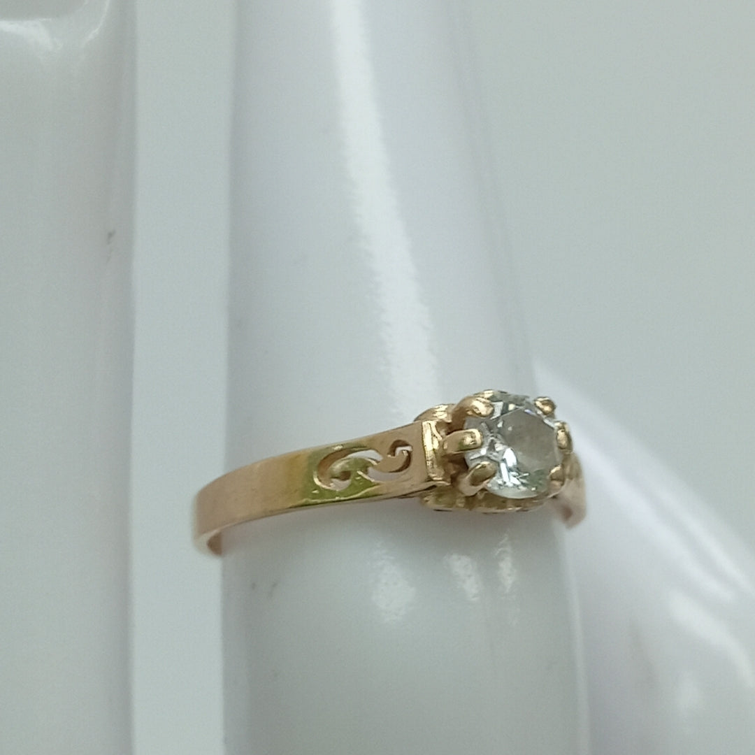 SOLITARIO ORO 14 K 1.5 GRMS (SEMINUEVO)