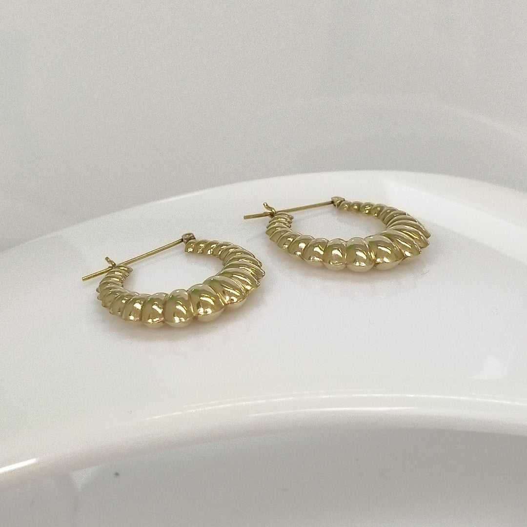 ARRACADAS PAR ORO 10 K 3,70 GRMS (SEMINUEVO)