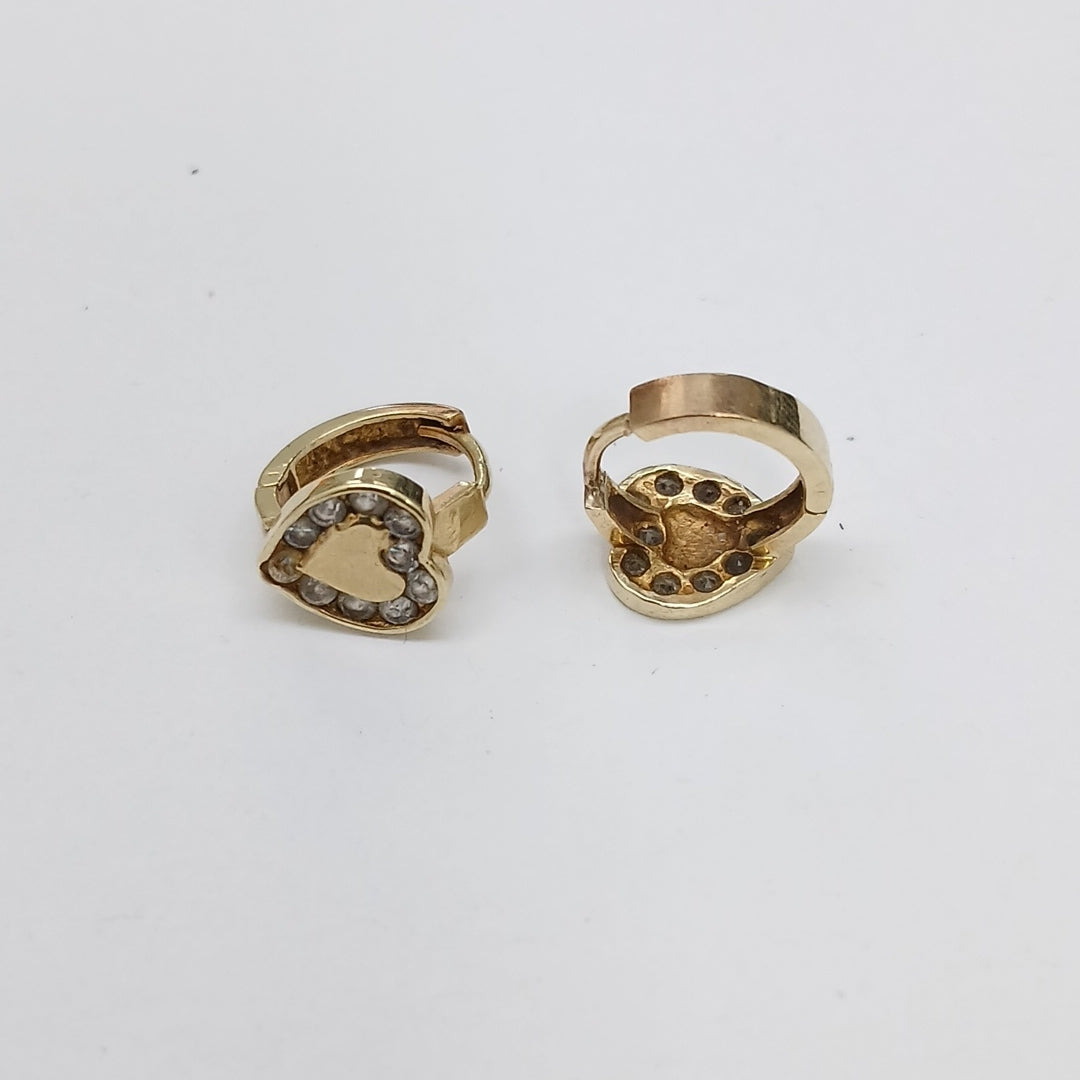 ARETES PAR ORO 10 K 1,80 GRMS (SEMINUEVO)