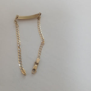 ESCLAVA ORO COMBINADO 14 K 2.3 GRMS (SEMINUEVO)