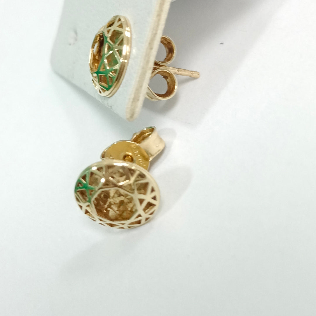 BROQUELES PAR ORO 14 K 1.5 GRMS (SEMINUEVO)