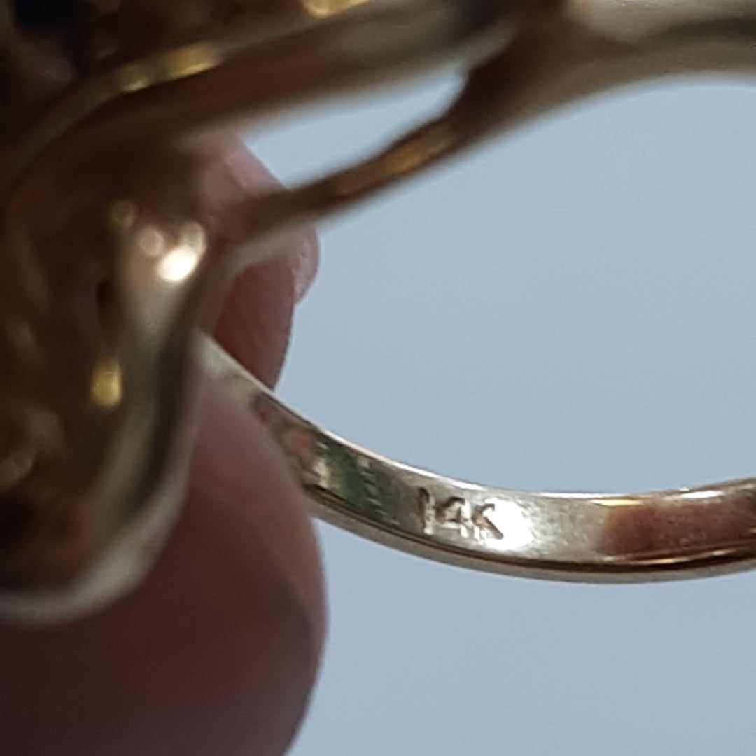 ANILLO ORO 14 K 7,70 GRMS (SEMINUEVO)