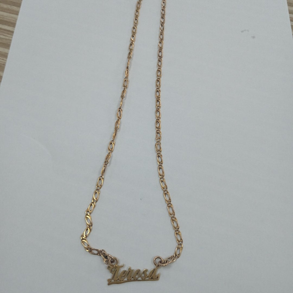 CADENA, DIJE ORO 10 K 11.8 GRMS (SEMINUEVO)