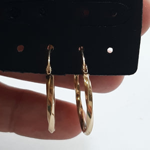 ARRACADAS PAR ORO 14 K 1.3 GRMS (SEMINUEVO)