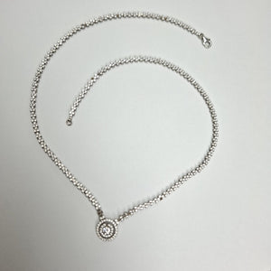 GARGANTILLA ORO BLANCO 14 K 10,50 GRMS (SEMINUEVO)