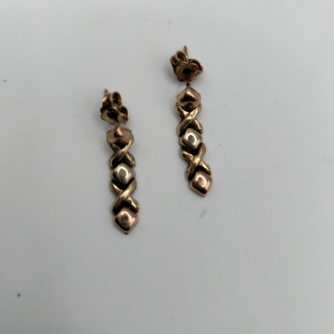ARETES PAR ORO 10 K 1,70 GRMS (SEMINUEVO)