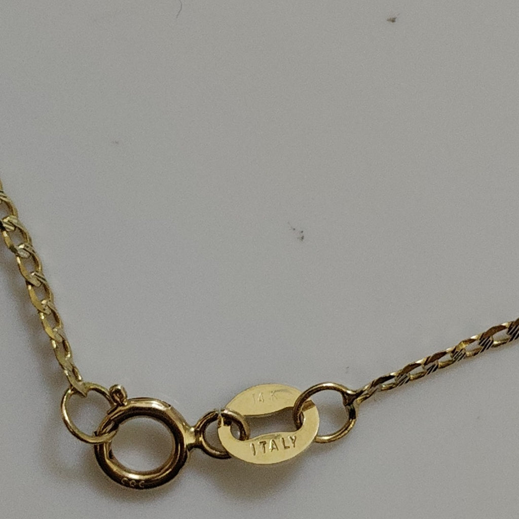 CADENA ORO, RODIADO 14 K 1.8 GRMS (SEMINUEVO)