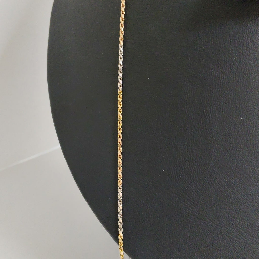 CADENA ORO, ORO COMBINADO 14 K 5 GRMS (SEMINUEVO)