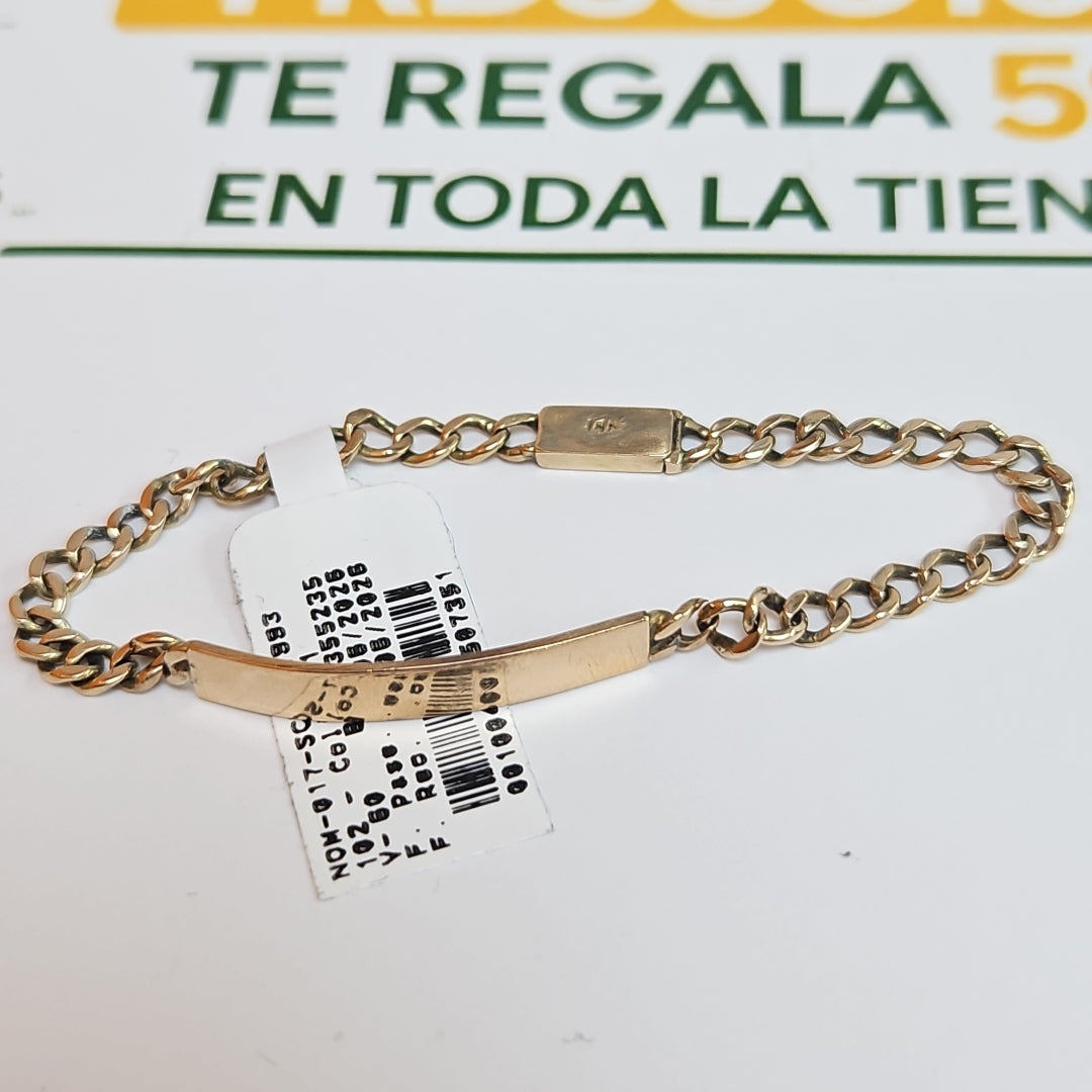 ESCLAVA ORO 14 K 6.2 GRMS (SEMINUEVO)