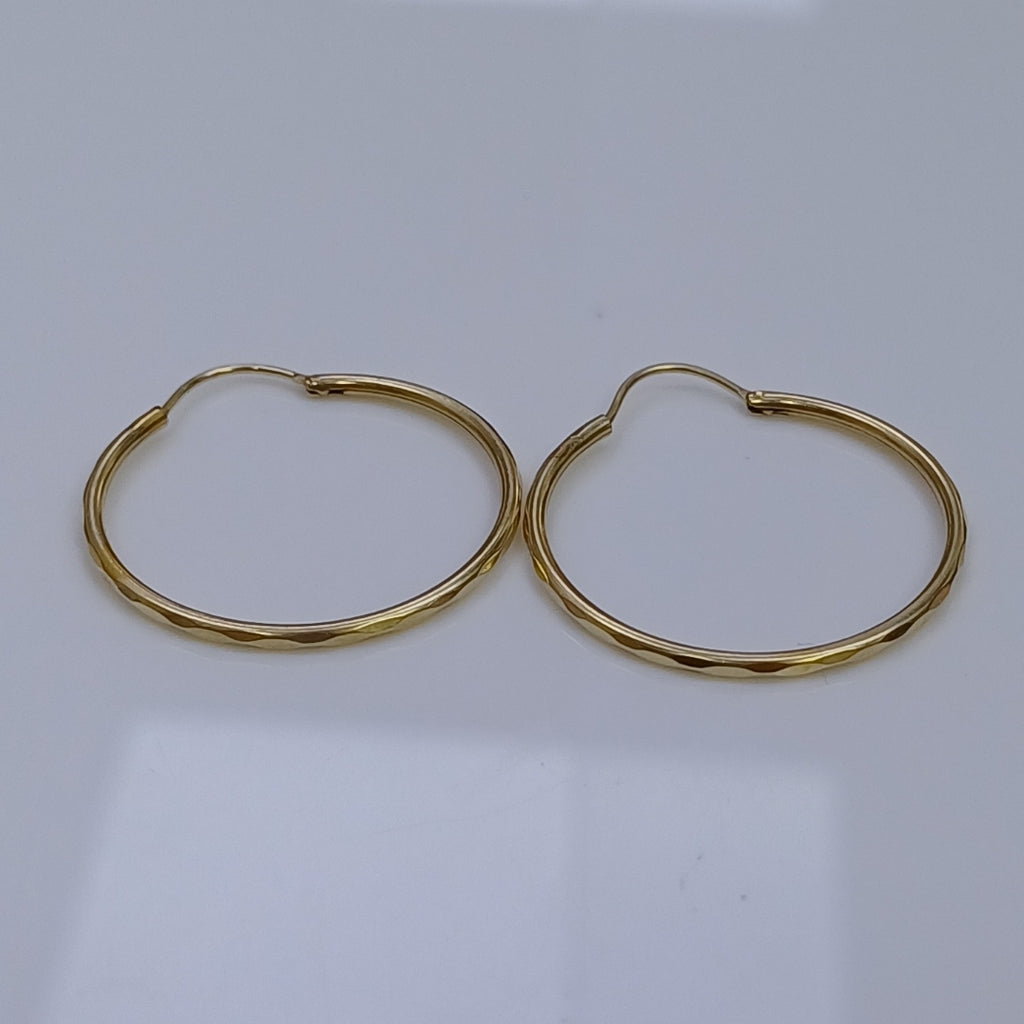 ARRACADAS PAR ORO 14 K 1.8 GRMS (SEMINUEVO)