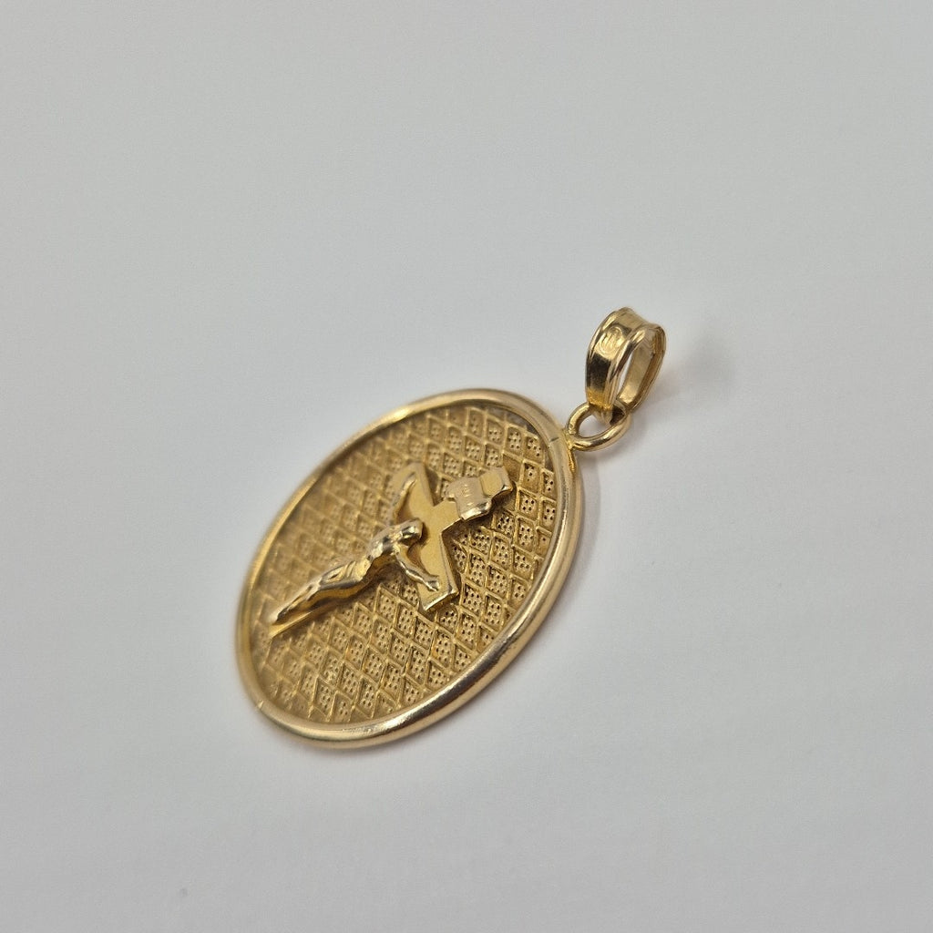 MEDALLA RELIGIOSA ORO 14 K 3,50 GRMS (SEMINUEVO)