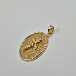 MEDALLA RELIGIOSA ORO 14 K 3,50 GRMS (SEMINUEVO)