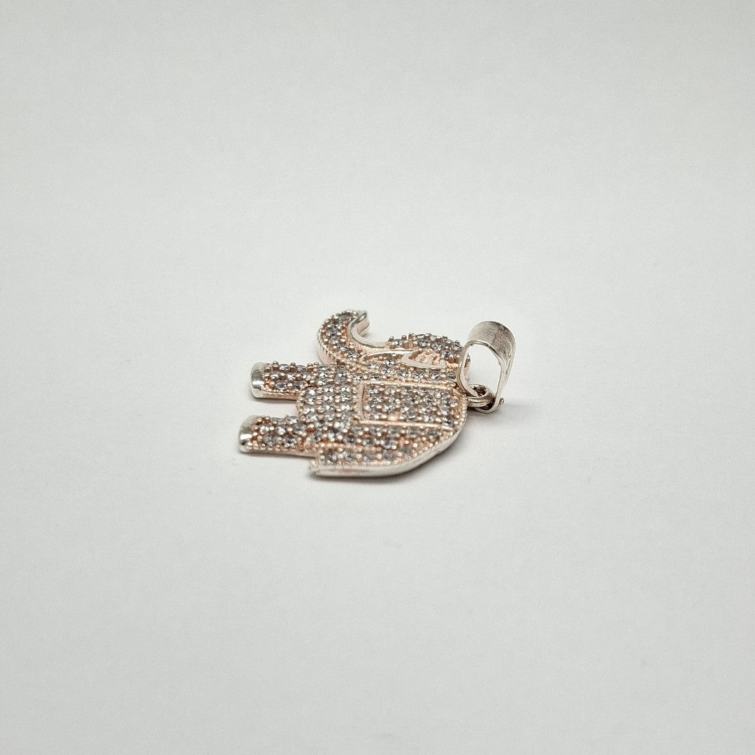 DIJE ELEFANTE C/CIRCONIAS PLATA .925 5.4 GR (NUEVO)