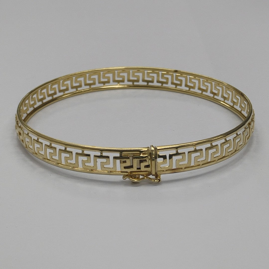 PULSERA RIGIDA ORO 14 K 7.3 GRMS (SEMINUEVO)