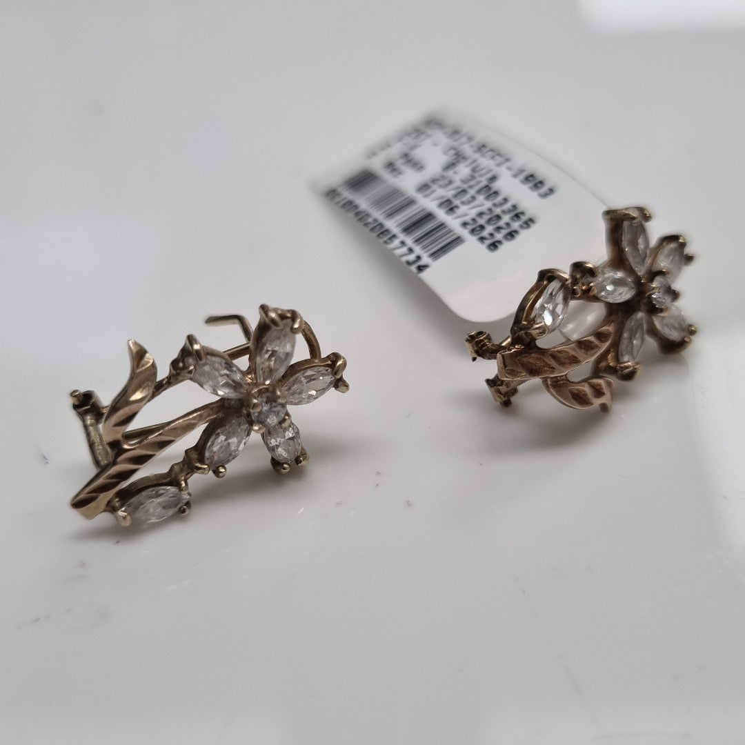 ARETES PAR ORO 10 K 3.8 GRMS (SEMINUEVO)