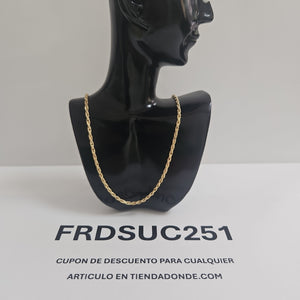 CADENA ORO 14 K 7.6 GRMS (SEMINUEVO)
