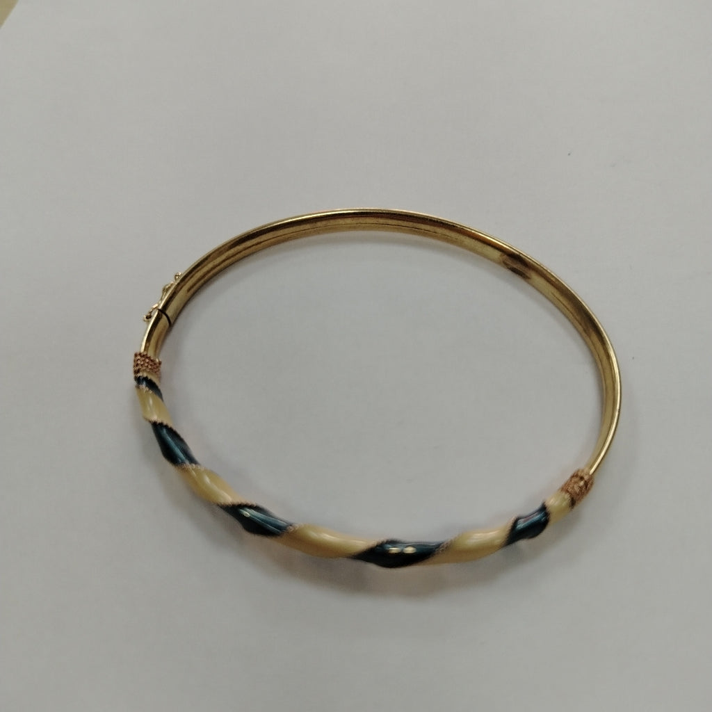 PULSERA RIGIDA ORO 10 K 6.7 GRMS (SEMINUEVO)