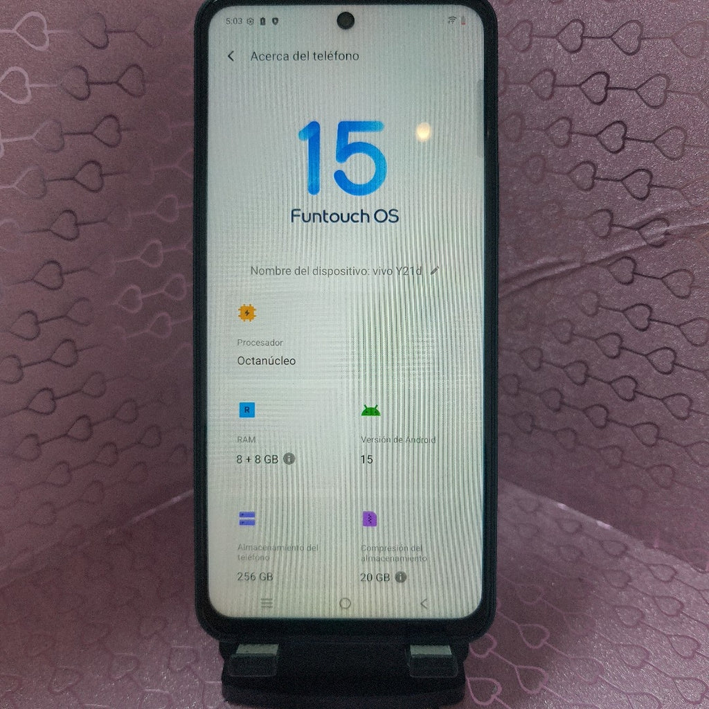 CELULAR VIVO Y21D V2520 (2025) 256 GB 6 GB RAM (SEMINUEVO)