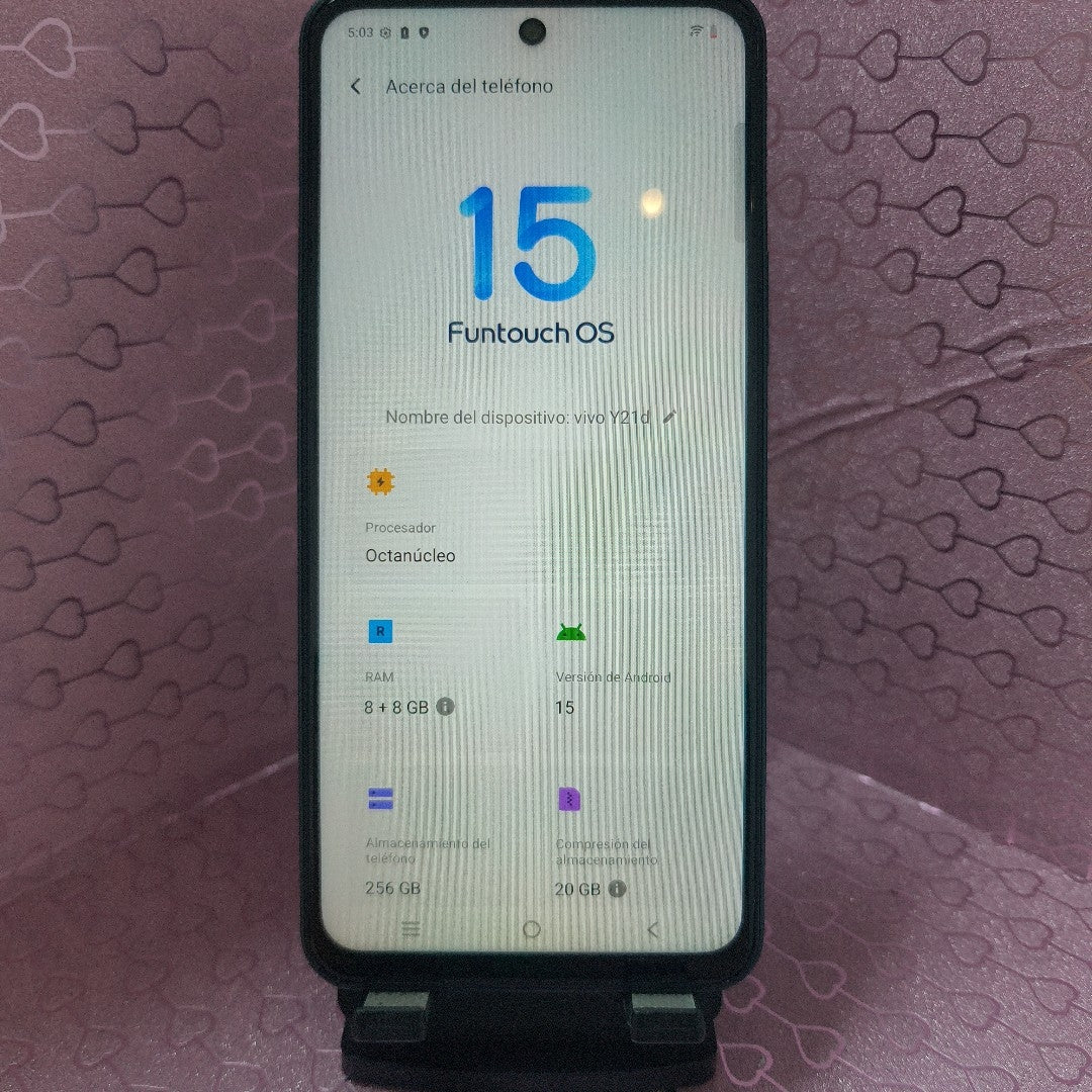 CELULAR VIVO Y21D V2520 (2025) 256 GB 6 GB RAM (SEMINUEVO)
