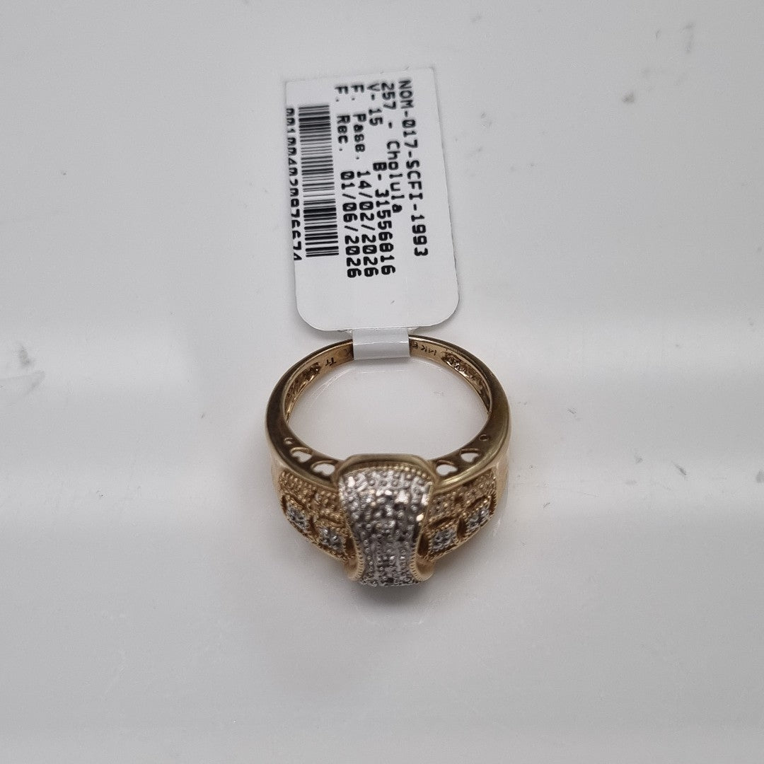 ANILLITO ORO, RODIADO 14 K 5.2 GRMS (SEMINUEVO)