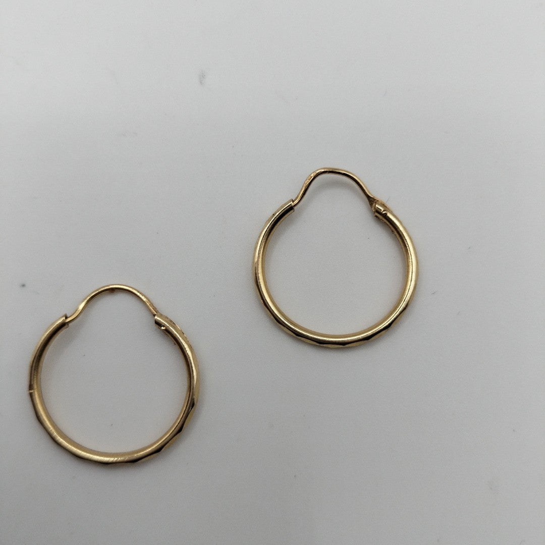 ARRACADAS PAR ORO 10 K 1.6 GRMS (SEMINUEVO)