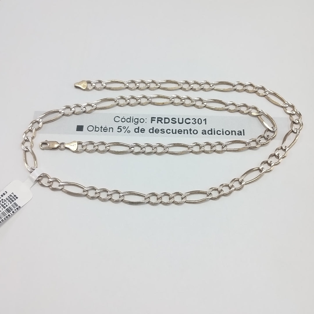 CADENA ORO, RODIADO 14 K 29.6 GRMS (SEMINUEVO)