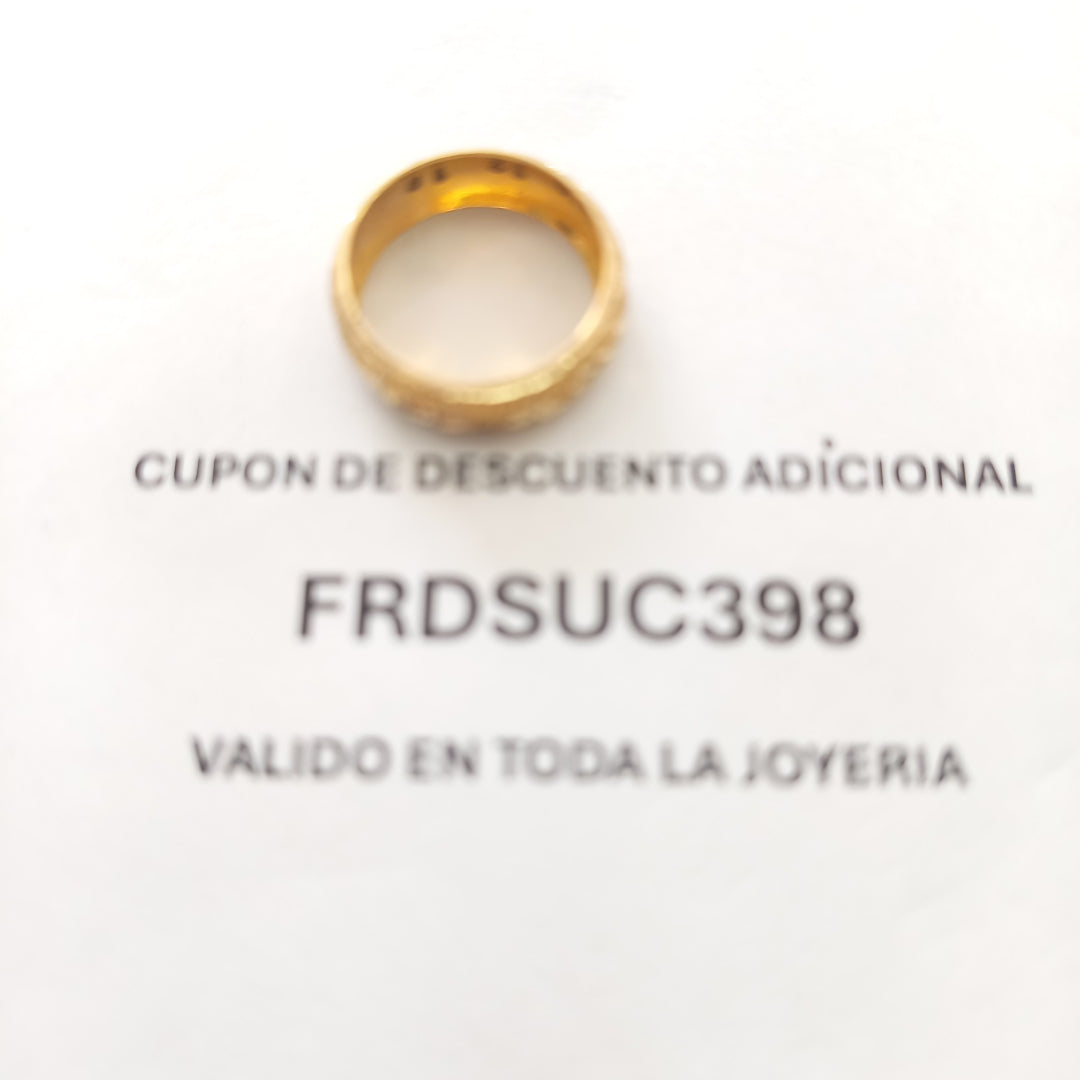 ARGOLLA ORO 14 K 2.7 GRMS (SEMINUEVO)