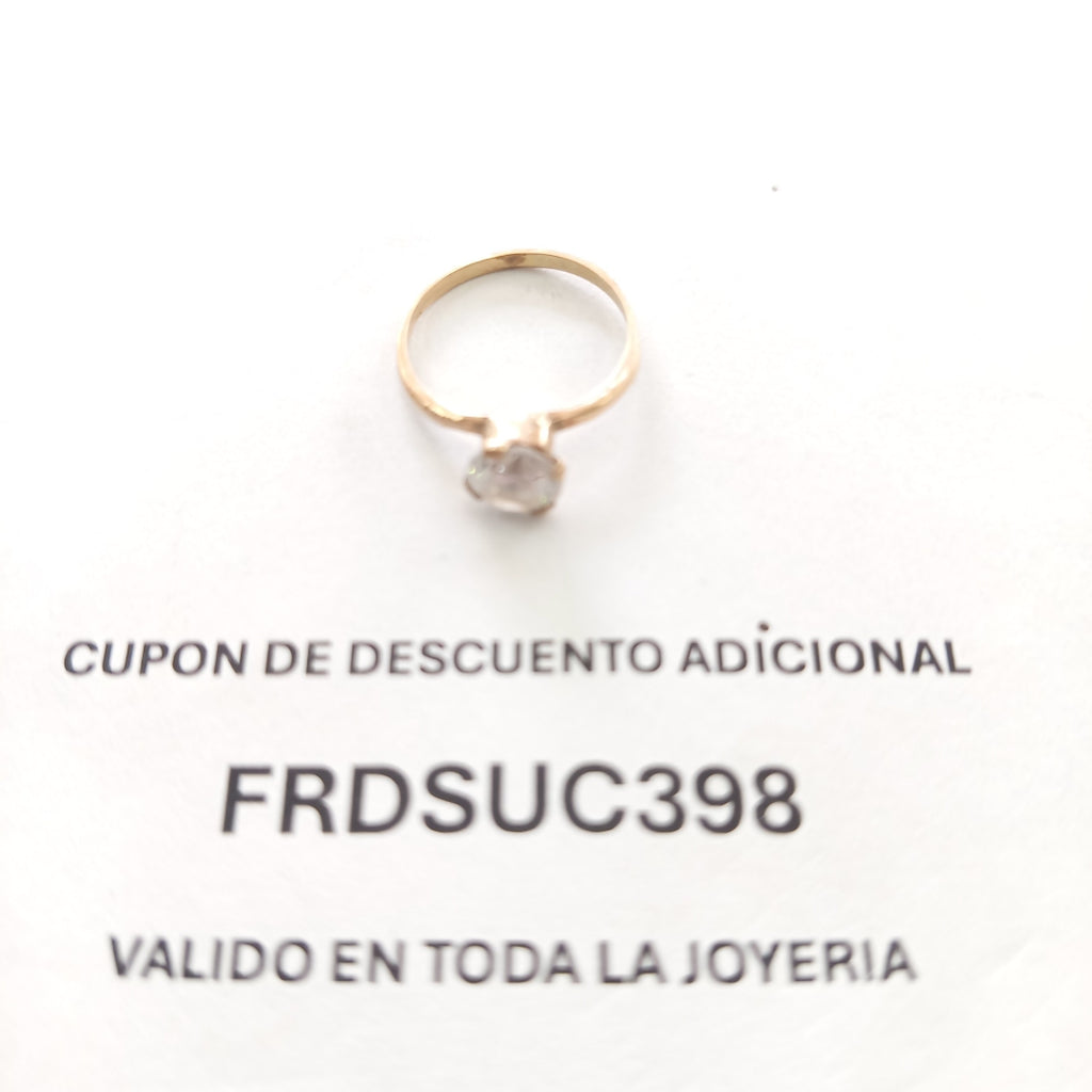 SOLITARIO ORO 10 K 1.6 GRMS (SEMINUEVO)