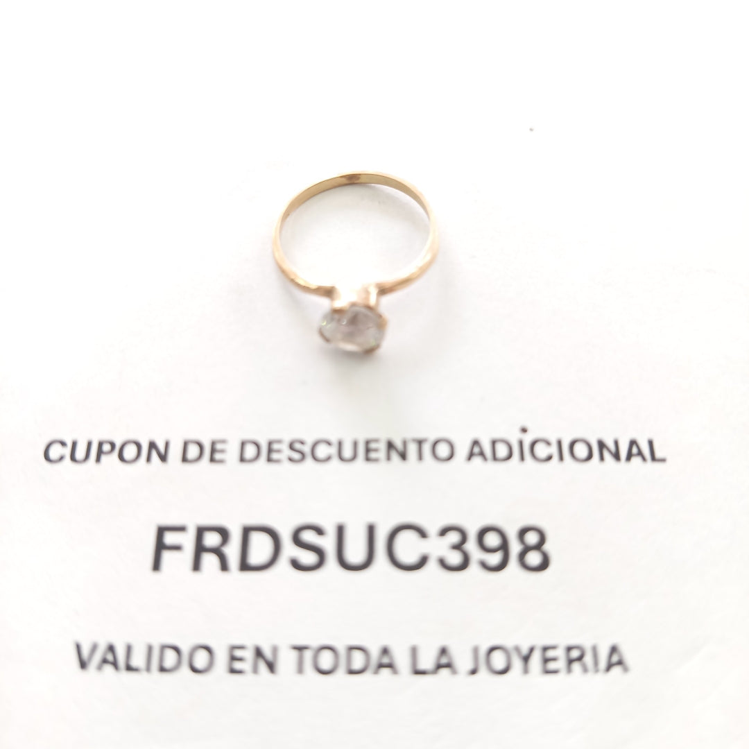SOLITARIO ORO 10 K 1.6 GRMS (SEMINUEVO)
