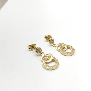 BROQUELES PAR ORO 14 K 2.5 GRMS (SEMINUEVO)